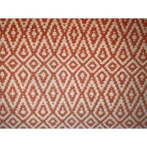 NEW - Hook & Loom Hope Eco Cotton Woven Washable Rug 5' x 8' Peach/White